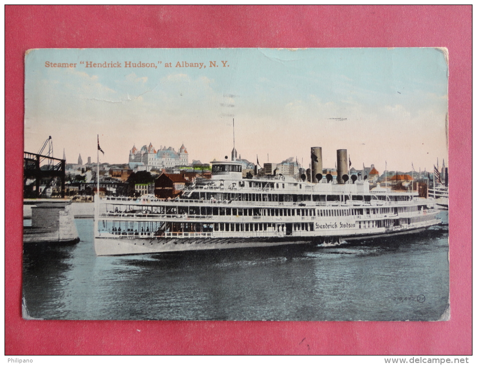 Albany,NY--Steamer "Hendrick Hudson"--cancel 1931--PJ 141 - Albany