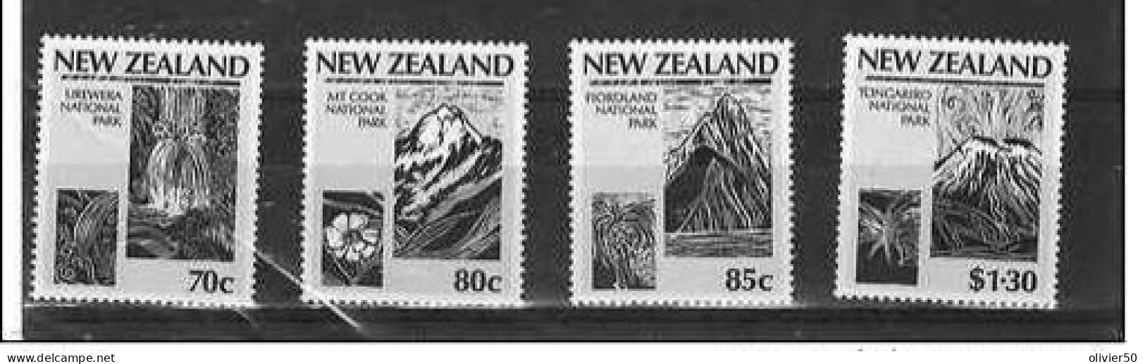 Nouvelle-Zélande - "Parcs Nationaux" Neufs** - Ongebruikt