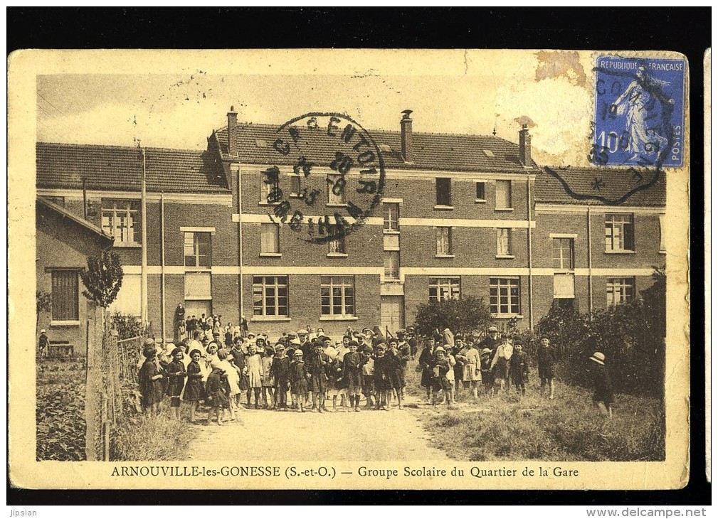 Cpa Du 95 Arnouville Les Gonesse  Groupe Scolaire Du Quartier De La Gare  CES4 - Arnouville Les Gonesses