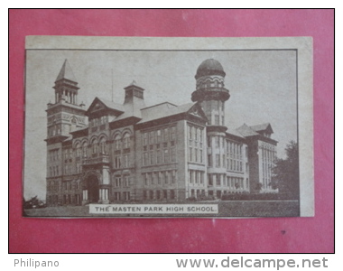 Buffalo,NY--The Masten Park High School--not Mailed--PJ 142 - Buffalo