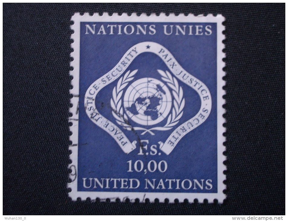 Nations - Unies  Genève   ( O )  De  1969 / 70    "   Type Siège De New - YORK    "     N° 14       1 Val . - Used Stamps