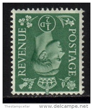 GB Scott 258 - SG485i, 1941 Light Colours 1/2d Inverted Watermark MH - Unused Stamps