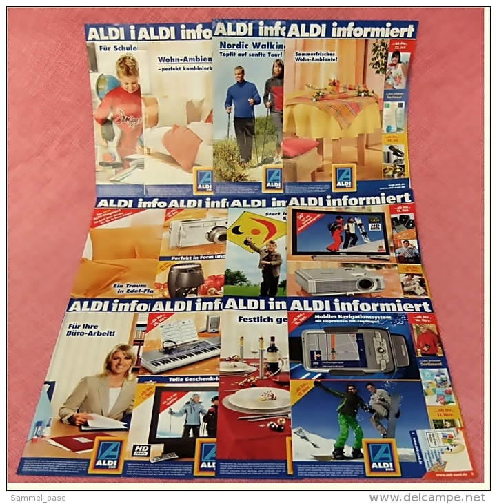 11 X ALDI Informiert 2005 Reklame Prospekte  - Insgesammt  Ca. 220 Seiten - Sonstige & Ohne Zuordnung