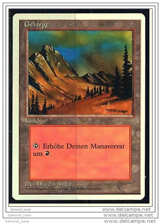 Karte Magic The Gathering  -  Land  -  Gebirge  -  Deutsch - Andere & Zonder Classificatie