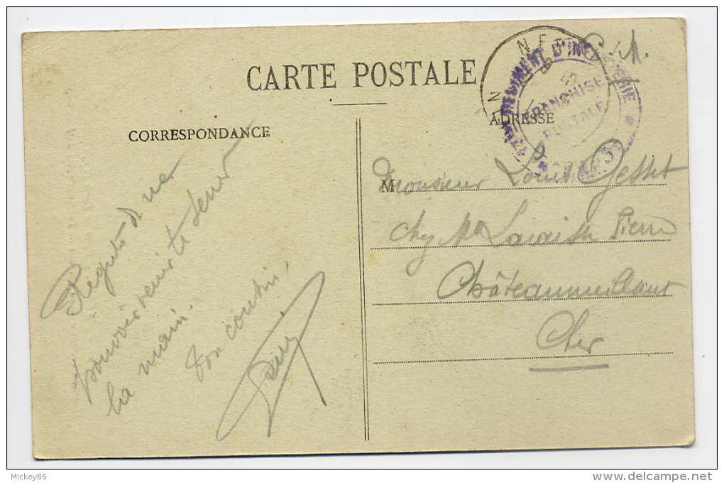 NEVERS-Porte De Paris,élévée En L'honneur De La Victoire De Fontenoy(très Animée,attelage D'âne)-cachet 17° R Infanterie - Nevers