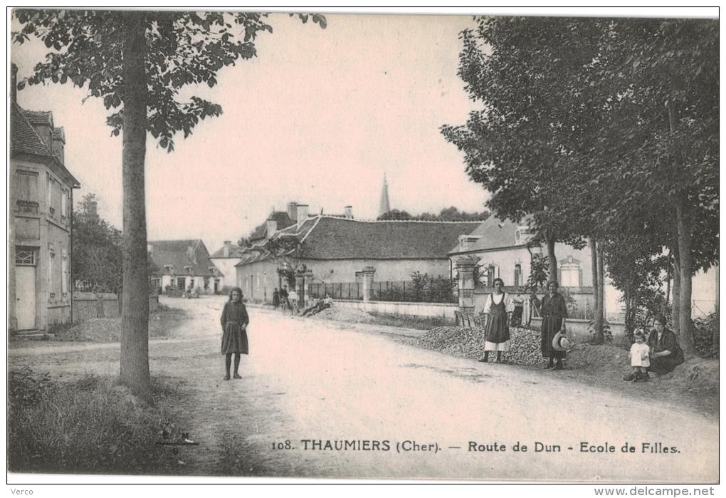 Carte Postale Ancienne De THAUMIERS - Thaumiers