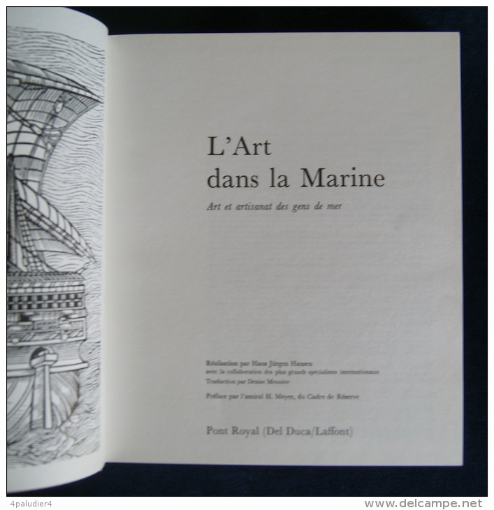 L'ART DANS LA MARINE Art Et Artisanat Des Gens De Mer Hansen 1966 Ex-voto Maquettes Bateaux Bouteilles - Bateau