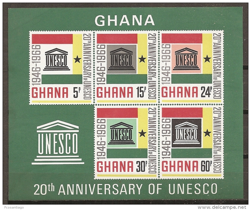 UNESCO - GHANA 1966 - Yvert #H23 - MNH ** - UNESCO