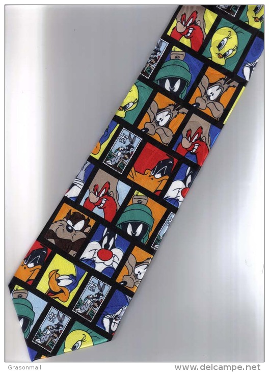 Looney Tunes Disney Cartoon Novelty Neck Tie - Other & Unclassified