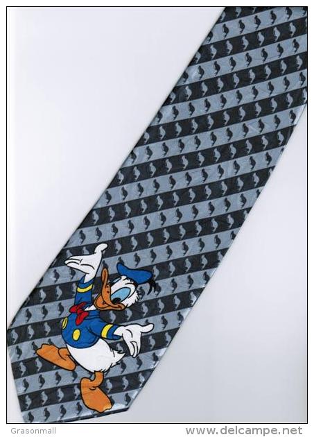 Donald Duck Disney Welcome Cartoon Novelty Fancy Neck Tie - Other & Unclassified