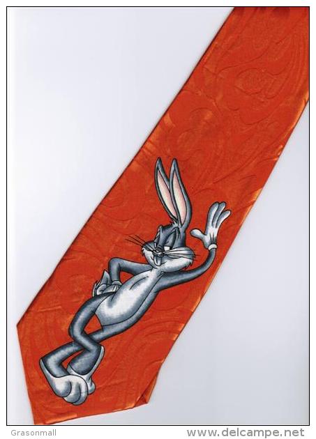 Bugs Bunny Looney Tunes Pose Sexy Cartoon Novelty Fancy Neck Tie - Other & Unclassified