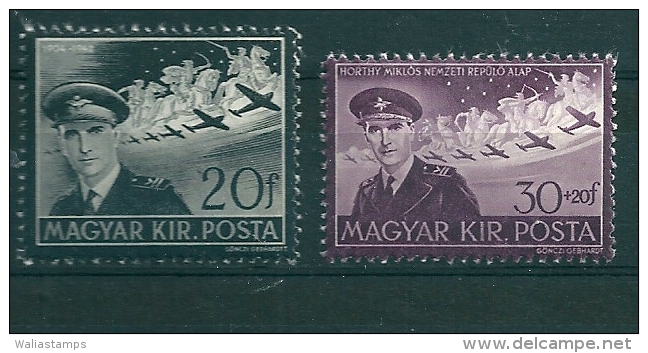 Hungary 1942 Air SG 721-2 MNH** - Unused Stamps