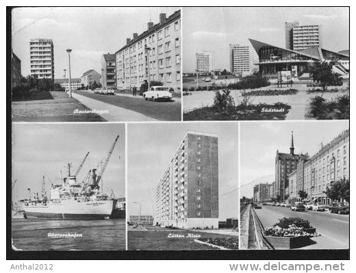Rostock MB Wohngebiet Reutershagen Plattenbau Südstadt Lütten Klein 1975 - Rostock