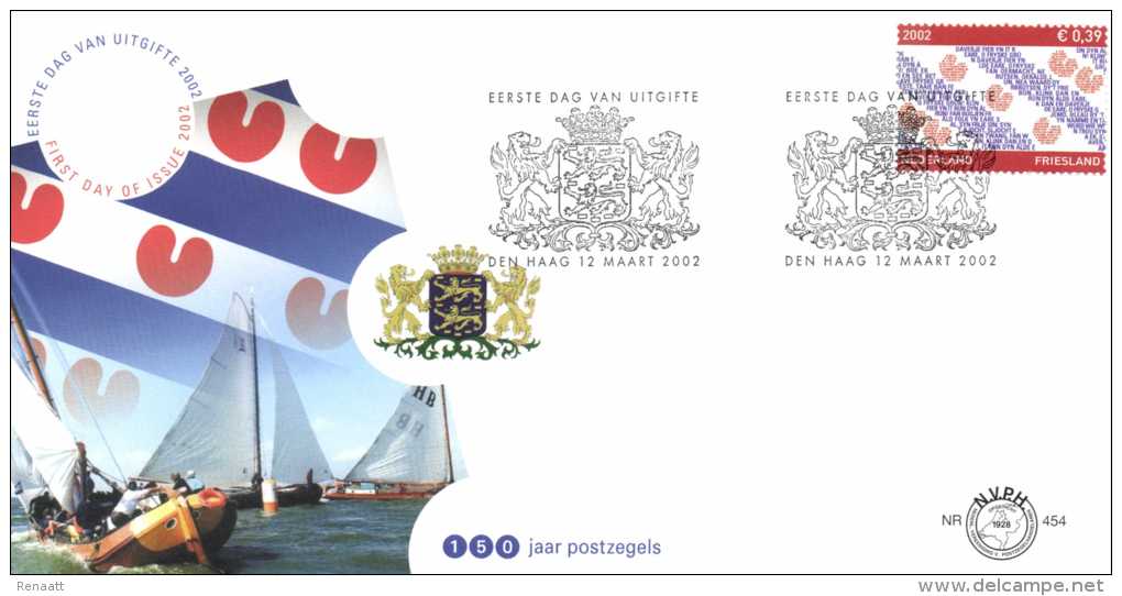 Netherlands 2002, Complete Set Of 12 FDC, Dutch Provinces, De 12 Provincies - FDC