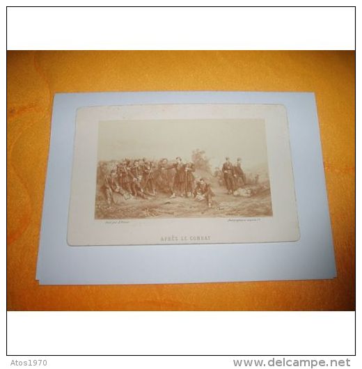 Carte-Album Postale Apres Le Combat Peint Par A. Protais Photographie Par Goupil & Cie / AU DOS A. HAUTECOEUR / DATE ? - Sonstige & Ohne Zuordnung