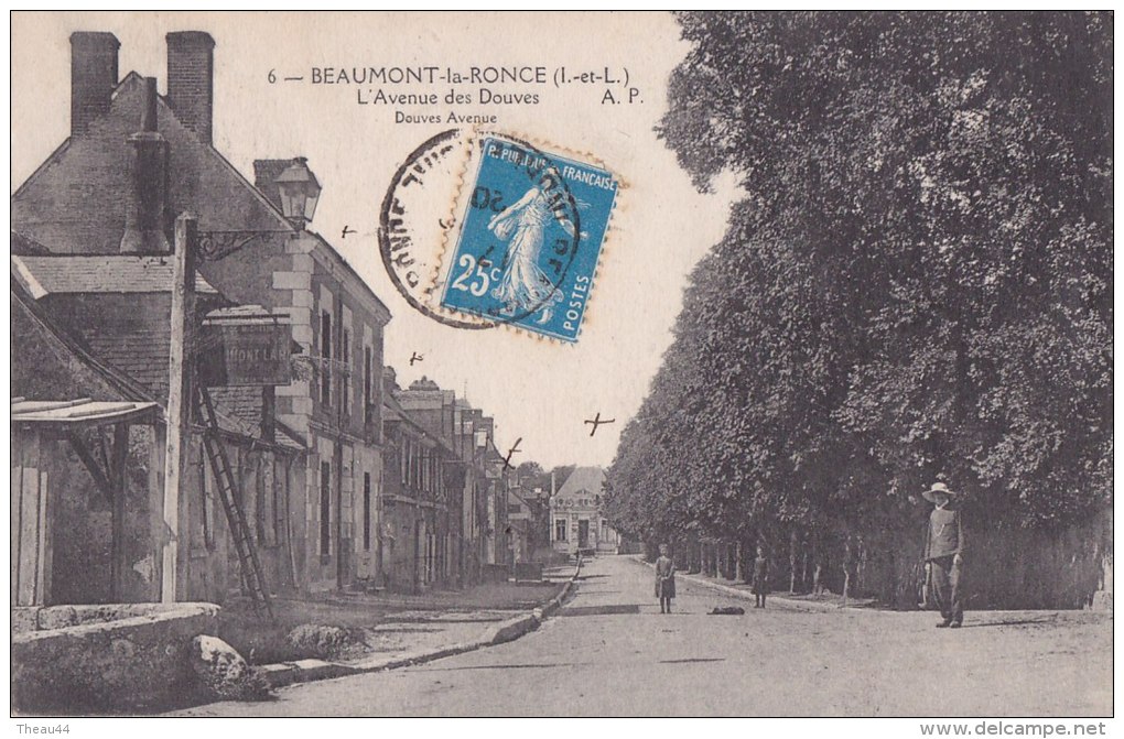 ¤¤  -  6   -   BEAUMONT-la-RONCE   -  L'Avenue Des Douves   -  ¤¤ - Beaumont-la-Ronce