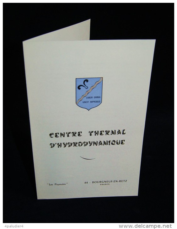 ( Loire-Atlantique) CENTRE THERMAL D'HYDRODYNAMIQUE  " Les Puymains " BOURGNEUF En RETZ  Jeanne ROUSSEAU 1950 - Sport En Toerisme