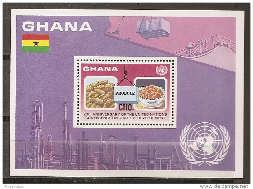 ORGANIZACIONES - GHANA 1985 - Yvert #H119 - MNH ** - Against Starve