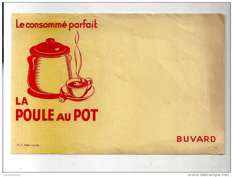 Buvard La Poule Au Pot Le Consommé Parfait Des Années 1960 - Sopas & Salsas