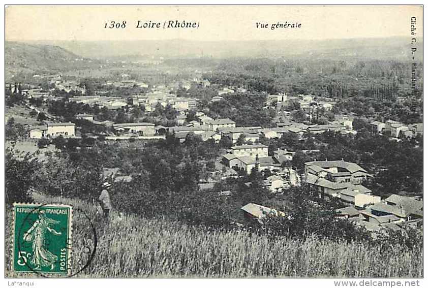 Rhone -ref 486- Loire - Vue Generale    -carte Bon Etat  - - Loire Sur Rhone