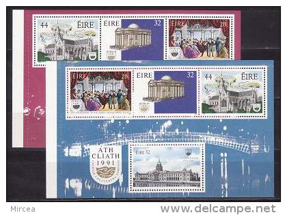 Irlande 1991 - Blocs Yv.no.9-10 Neufs** - Blocks & Sheetlets