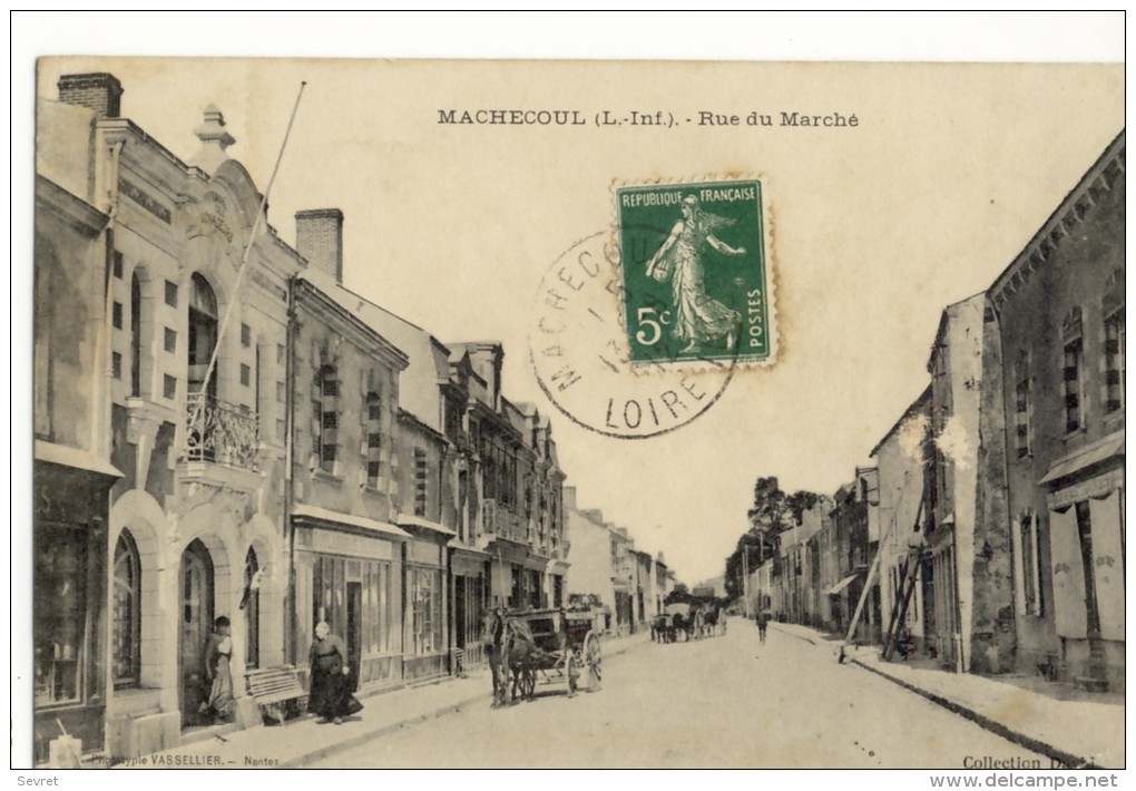 MACHECOUL. - Rue Du Marché - Machecoul