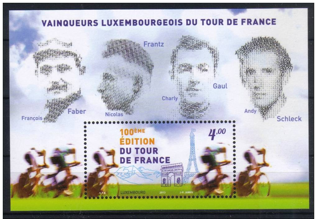 Luxemburg  2013  (8)   Tour De France  100ste Editie  BF     ***  §§ Wielr - Ciclismo