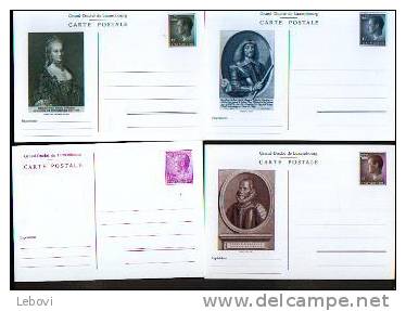 LUXEMBOURG - Lot De 4 Entiers Postaux Neufs - Ganzsachen