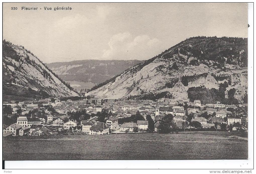 SUISSE - FLEURIER - Vue Générale - Fleurier