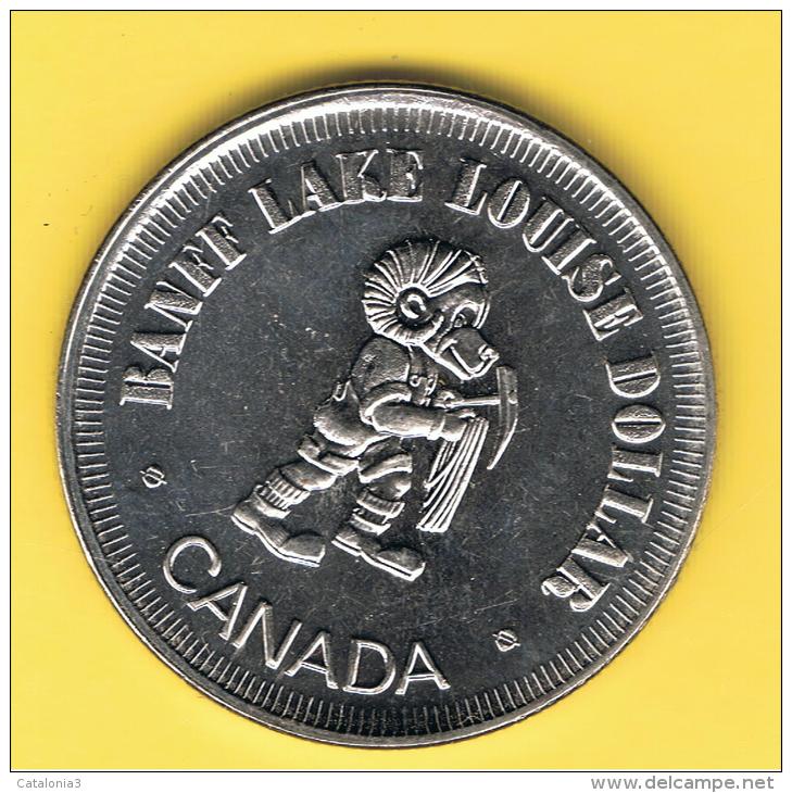 FICHAS - MEDALLAS // Token - Medal -  CANADA 1983 BANFF LAKE LOUISE - 1 Dolar - Royal / Of Nobility