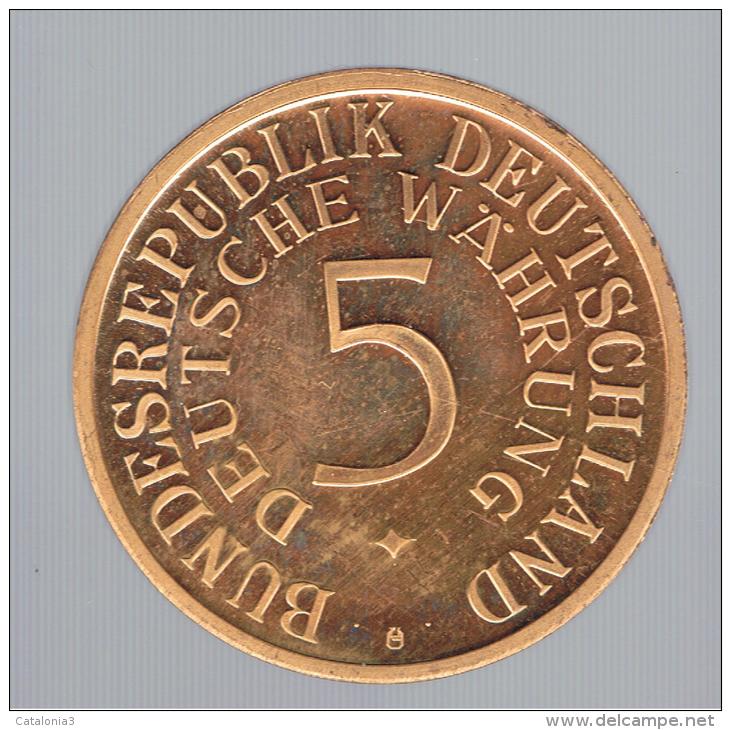 FICHAS - MEDALLAS // Token - Medal -  ALEMANIA 40 Aniversario Monedas De Plata 5 Mark 1991 - Professionnels/De Société