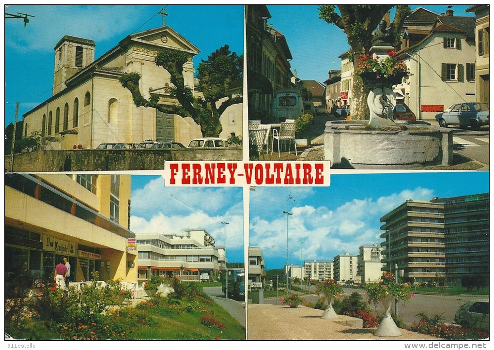 01  FERNEY VOLTAIRE  -  4 Vues De 1982 - Voir Verso - - Ferney-Voltaire