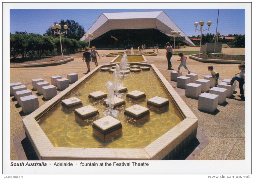 Fountain At The Festival Theatre, Adelaide, South Australia - Gottschalk Unused - Adelaide