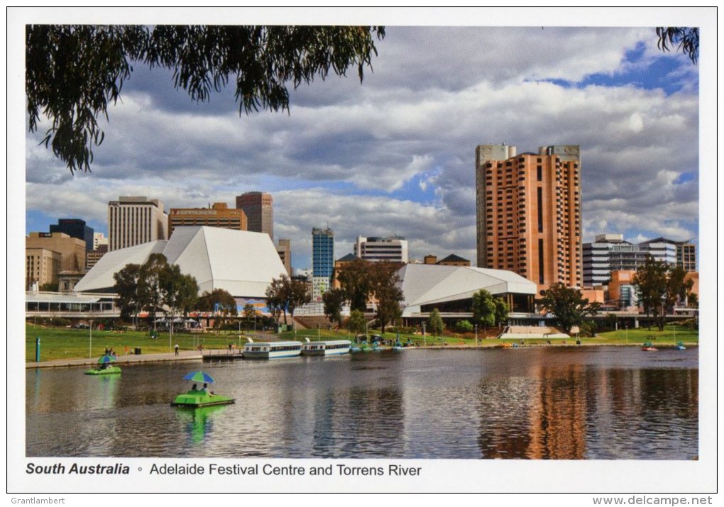 Adelaide Festival Centre And Torrens River, South Australia - Gottschalk Unused - Adelaide