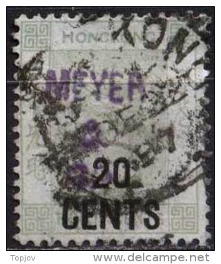 HONG  KONG   -  Mi. 48 I A  -  Used -1891 - Cat: 240 E - Used Stamps