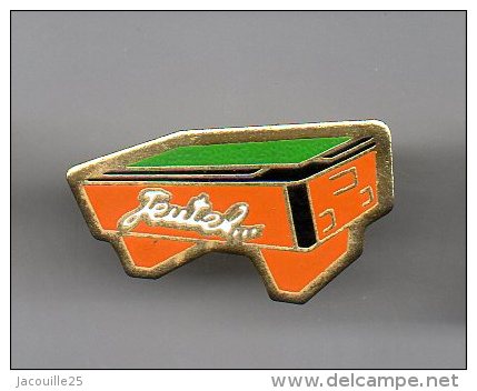 PINS PIN´S BILLARD SNOOKER JEU ORANGE JEUTEL - Billard