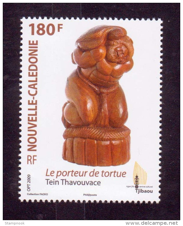 New Caledonia Sculpture "Tortoise Bearer" Mint NH - Other & Unclassified