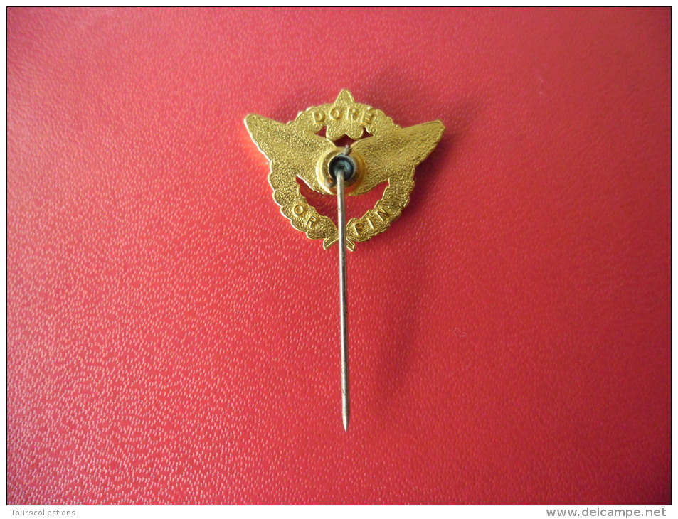 INSIGNE @ Ancien Insigne ARMEE De L´AIR   Brevet De Pilote D’Avion , En Réduction, épingle à Cravate Dorée à L'or Fin - Armée De L'air