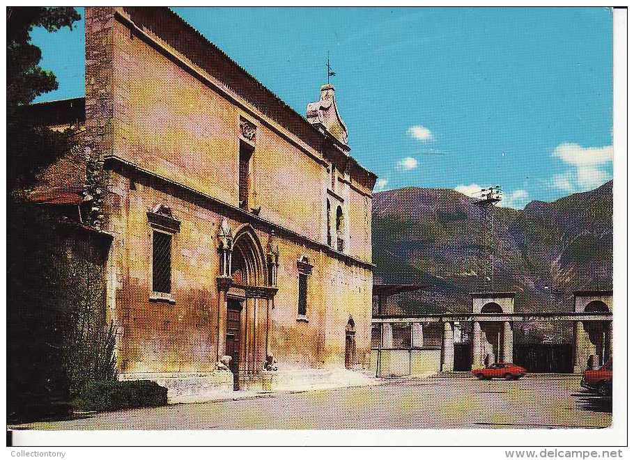 Sulmona - Cattedrale S. Panfilo - Facciata (sec. XV-XVIII) - Formato Grande-non Viaggiata- Auto Esterno Campo Sportivo - L'Aquila