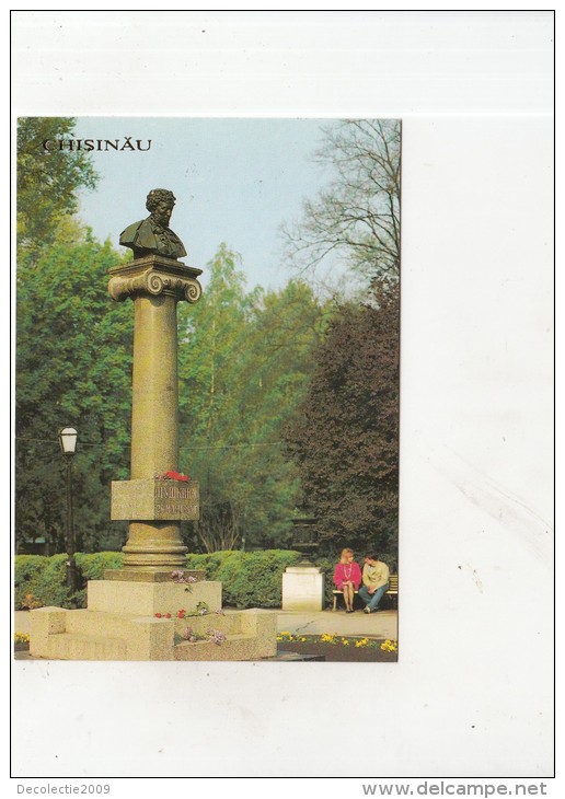 ZS38142 Monumentul Lui A S Pushkin  Chisinau     2 Scans - Moldavie