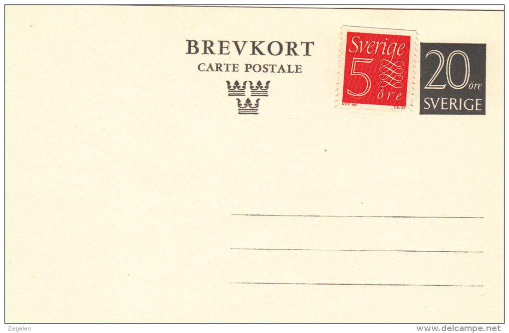 Zweden Postkaart P68a Cat. 1.75 Euro - Entiers Postaux