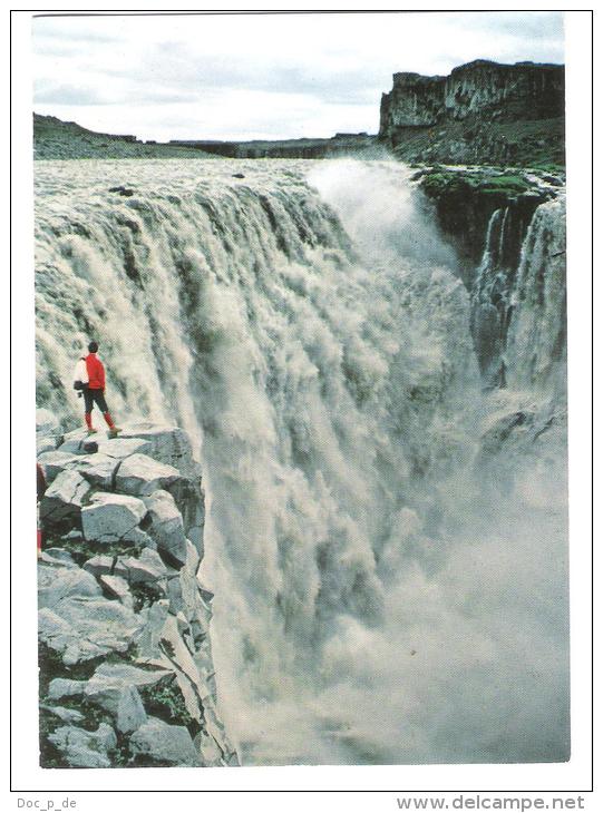 Island - Iceland - Dettifoss Waterfall - Nice Stamp - Islanda