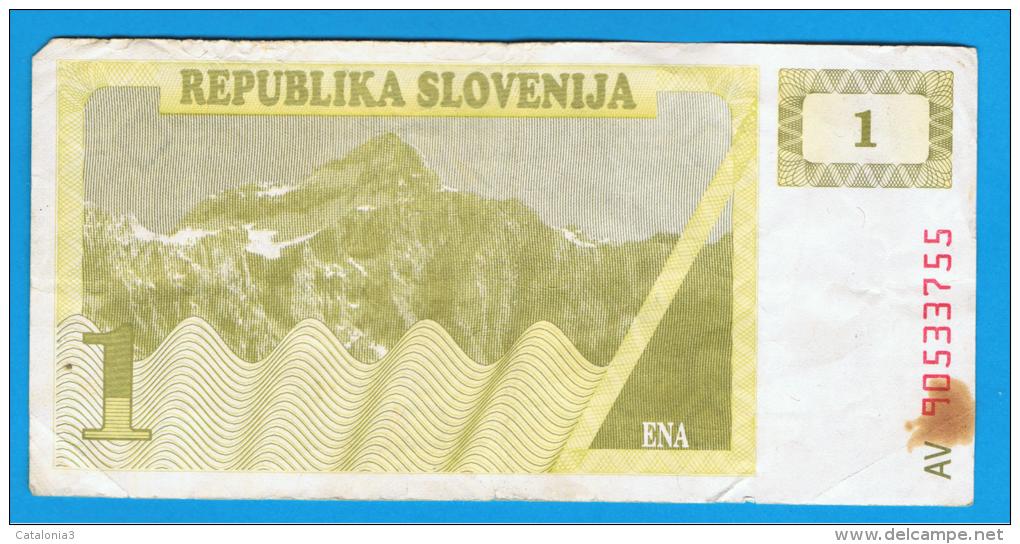 ESLOVENIA - 1 Tolar Muy Circulado - Slowenien