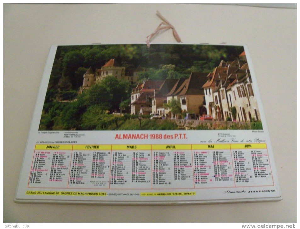 LOT de 57 Almanachs. Calendriers des Années 1970 aux Années 90. Oberthur. Lavigne. Oller. Cartier-Bresson. Eyrelle. ....