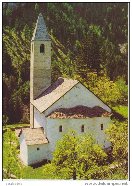 (CH595)  ALVASCHEIN. KAROLINGER KIRCHE. ST. PETER ZU MISTAIL - Alvaschein