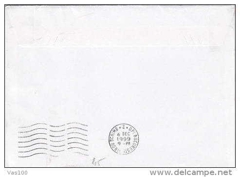 RUGBY WORLD CUP, STAMP ON COVER, SENT TO ROMANIA, 1999, FRANCE - Cartas & Documentos