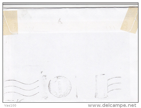 FRENCH- GERMAN COOPERATION, RABIC VACCIN, STAMPS ON COVER, SENT TO ROMANIA, 1996, FRANCE - Lettres & Documents