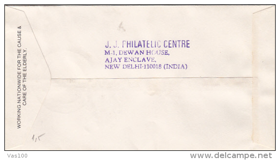 HELP AGE INDIA ORGANIZATION, SPECIAL COVER, 1992, INDIA - Brieven En Documenten