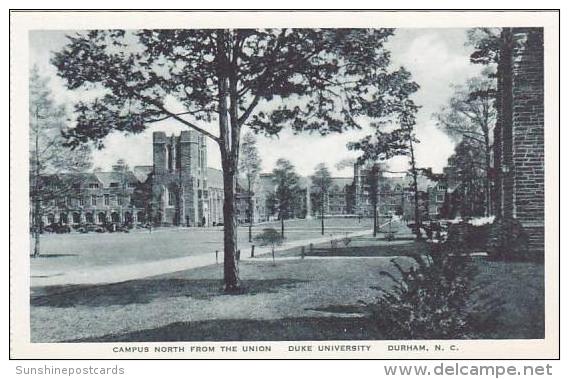 Florida Durham Campus North From The Union Duke University Albertype - Durham