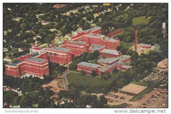 Minnesota Rochester Aerial View St Marys Hospital - Rochester